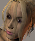 Модель девушки Victoriа для Poser с текстурой лица и тела.