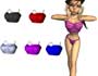 Модель девушка Girl для Poser. Трёхмерная модель. Топики и бикини.