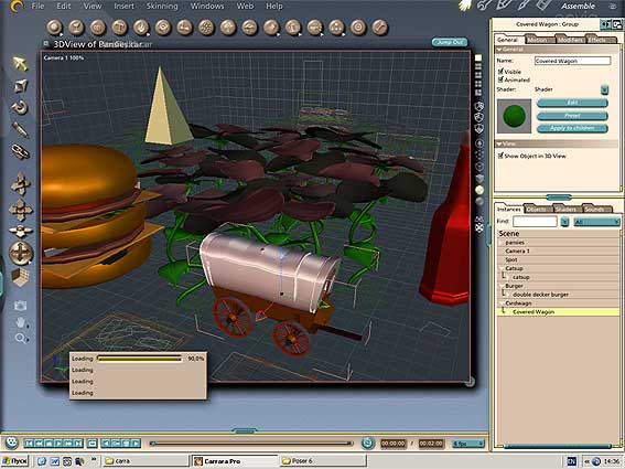 Анимация и моделирование 3D объектов.